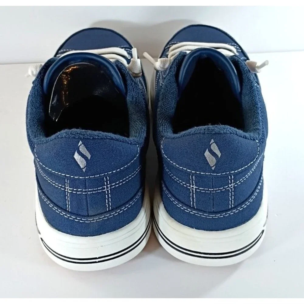 Skechers Arch Fit Arcata Slip On Sneakers Navy Women's Size 7 Arch Support